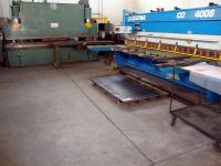 Sheet bending and shearing department